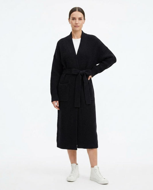 Nord Wear - Cevir | Belted Longline Knit Cardigan Women