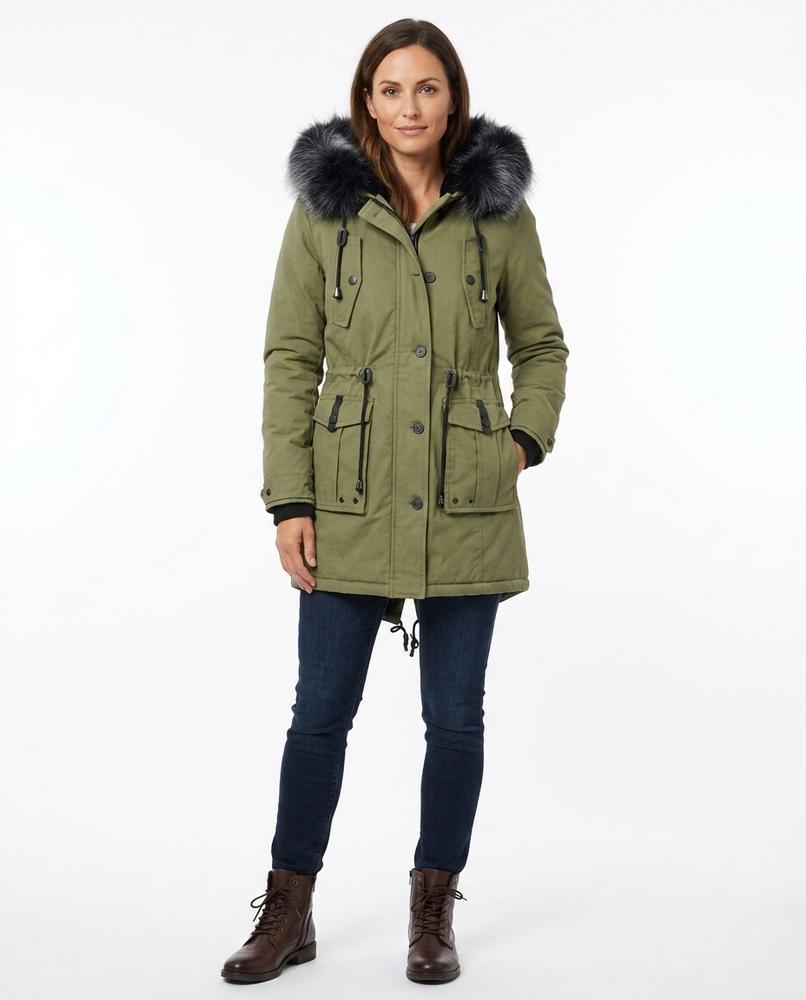 Nord Wear - Miwas | Lined Fur-Trimmed Coat Women