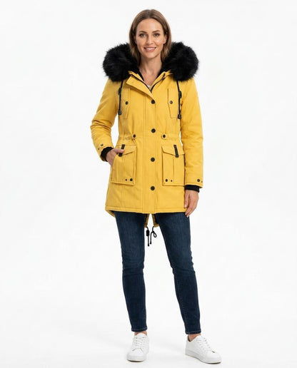 Nord Wear - Miwas | Lined Fur-Trimmed Coat Women