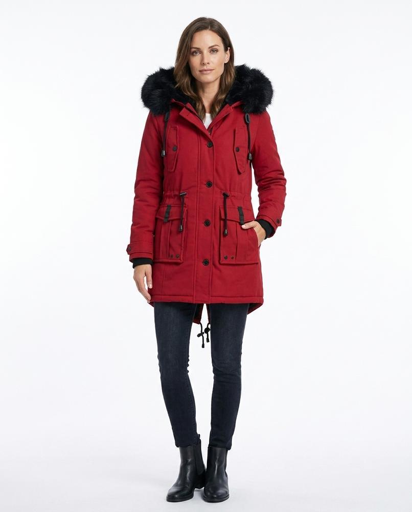 Nord Wear - Miwas | Lined Fur-Trimmed Coat Women