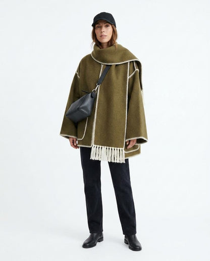 Nord Wear - Sonus | Hooded Contrast-Trim Coat Women