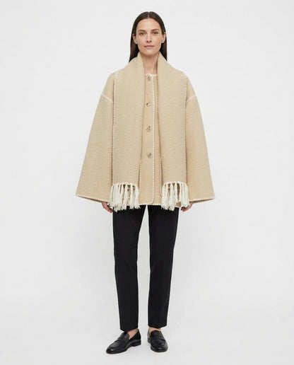 Nord Wear - Sonus | Hooded Contrast-Trim Coat Women