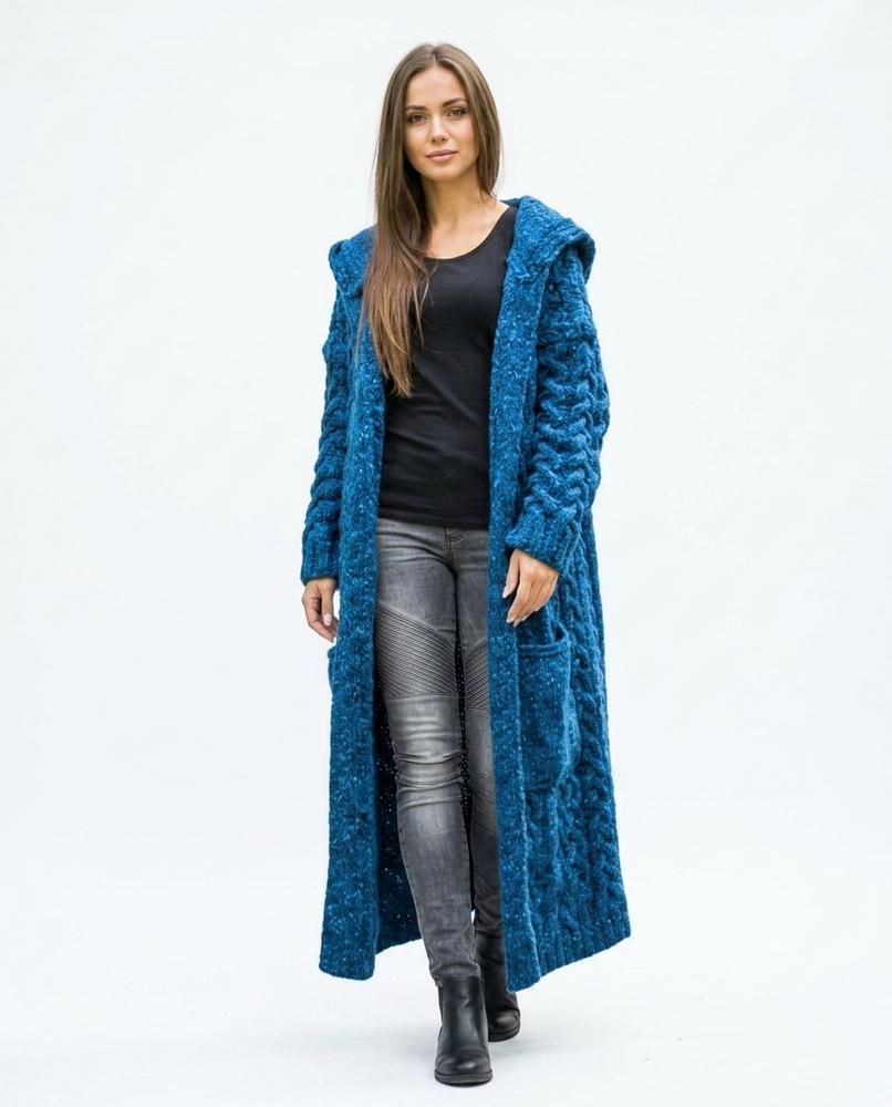 Nord Wear - Yovil | Hooded Cable-Knit Knit Cardigan Women