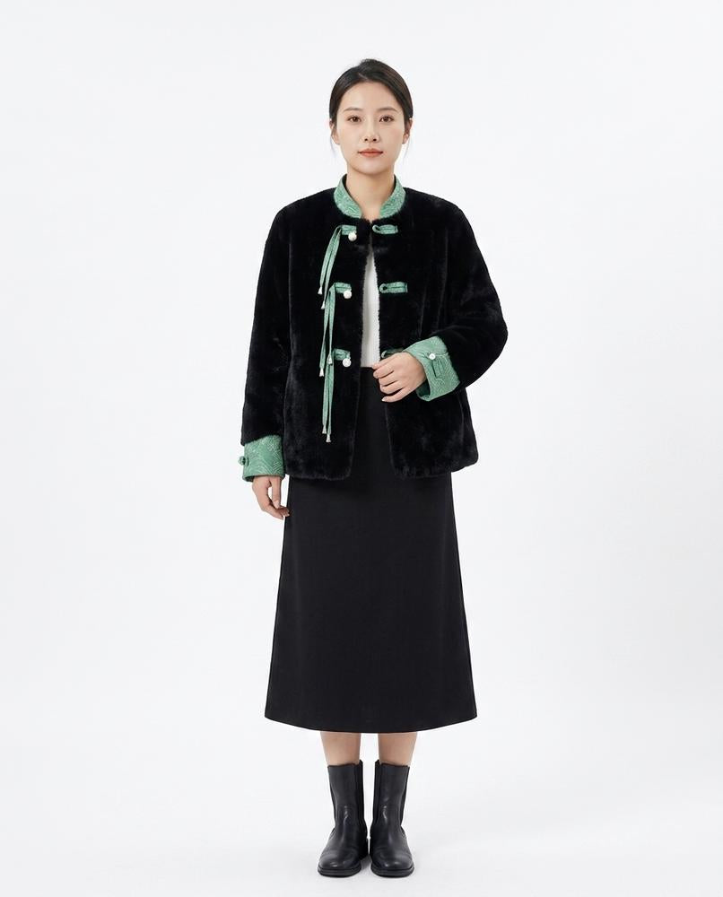 Nord Wear - Rohuv | Collarless Plush Coat Women