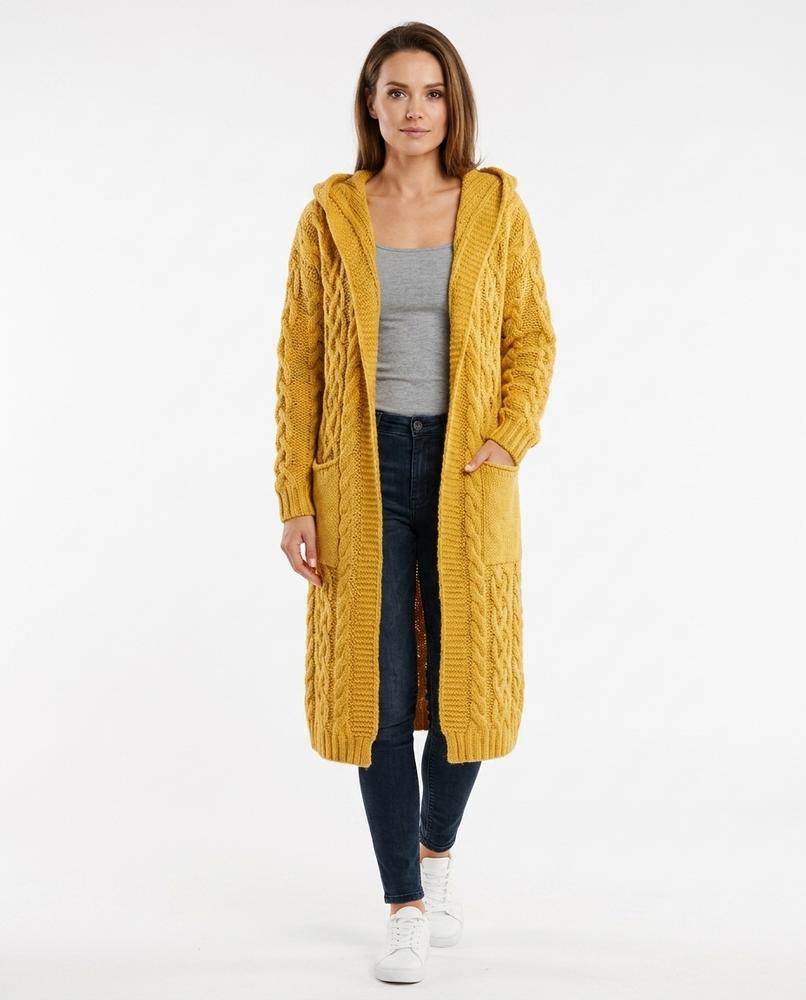 Nord Wear - Yovil | Hooded Cable-Knit Knit Cardigan Women