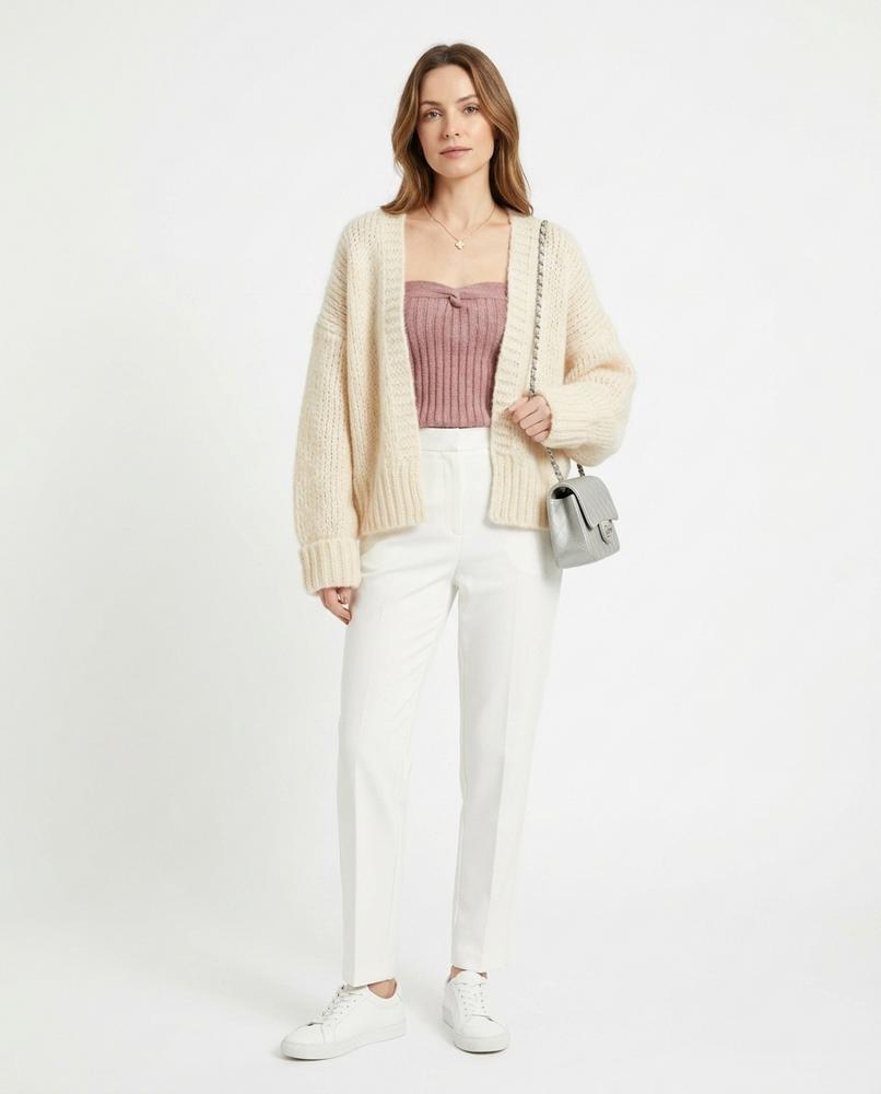 Nord Wear - Tatun | Chunky Knit Relaxed Fit Knit Cardigan Women