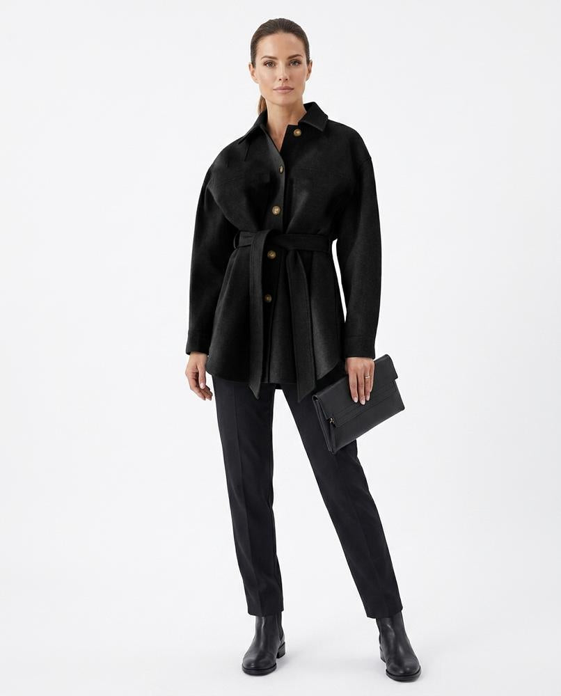Nord Wear - Ausek | Belted Wool Blend Jacket Women