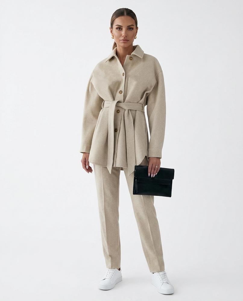 Nord Wear - Ausek | Belted Wool Blend Jacket Women