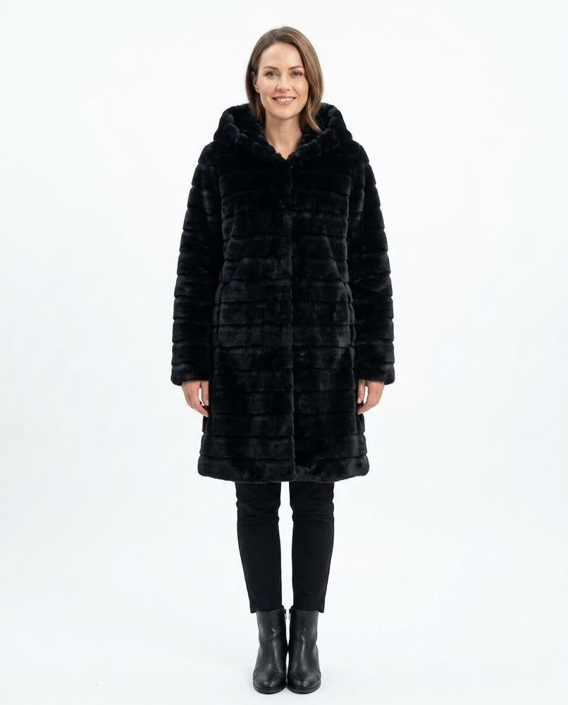 Nord Wear - Dikos | Hooded Faux Fur Coat Women