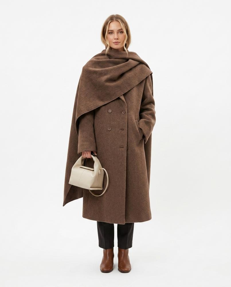 Nord Wear - Easim | Draped Double-Breasted Coat Women