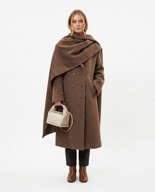 Nord Wear - Easim | Draped Double-Breasted Coat Women