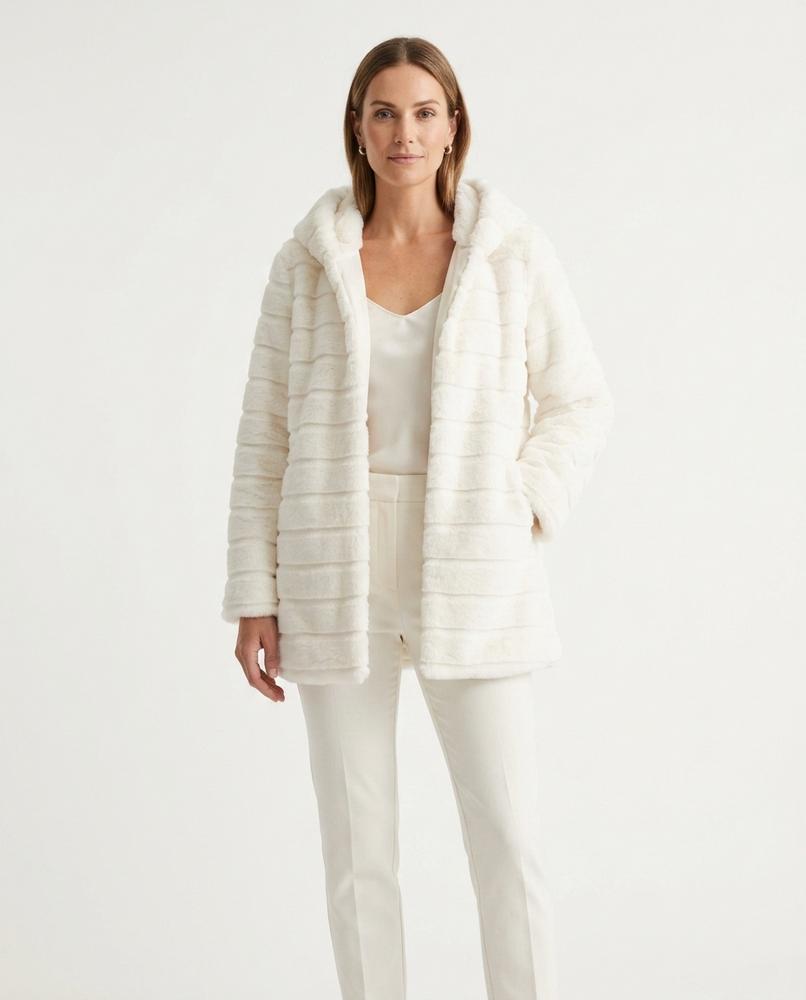 Nord Wear - Dikos | Hooded Faux Fur Coat Women