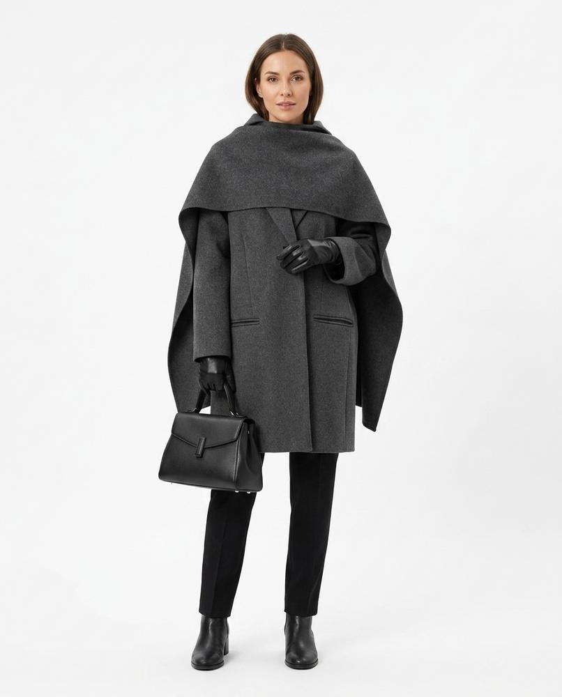 Nord Wear - Easim | Draped Double-Breasted Coat Women