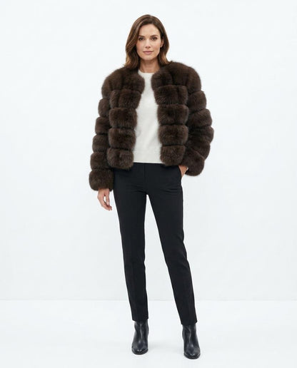 Nord Wear - Dudor | Tiered Faux Fur Jacket Women