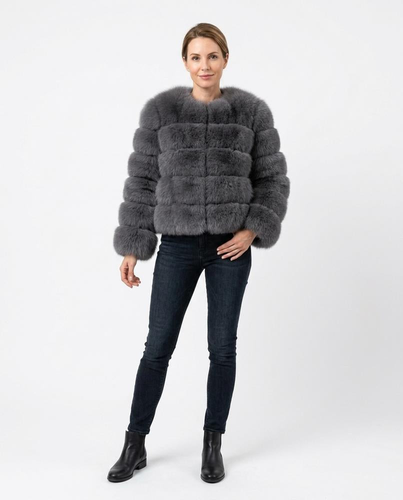 Nord Wear - Dudor | Tiered Faux Fur Jacket Women