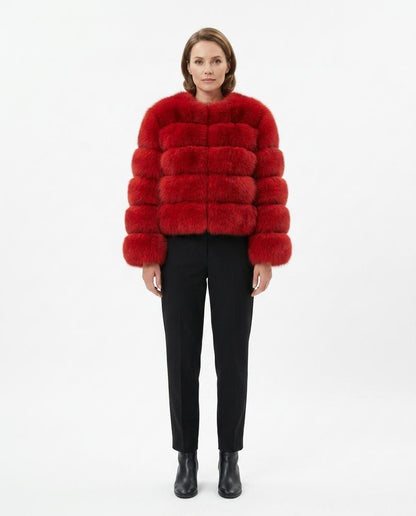 Nord Wear - Dudor | Tiered Faux Fur Jacket Women
