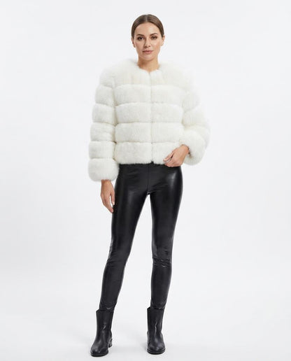 Nord Wear - Dudor | Tiered Faux Fur Jacket Women