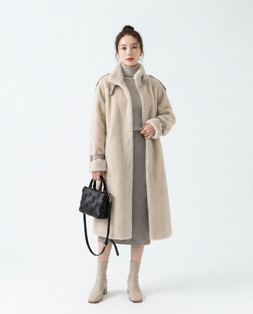 Nord Wear - Tovas | Textured Single-Breasted Coat Women