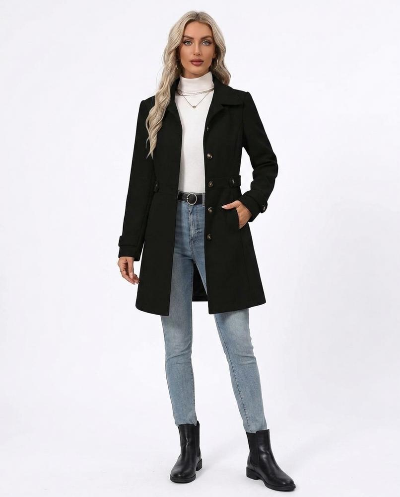 Nord Wear - Dinod | Tailored Buttoned Coat Women