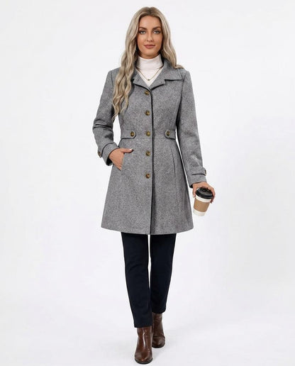 Nord Wear - Dinod | Tailored Buttoned Coat Women