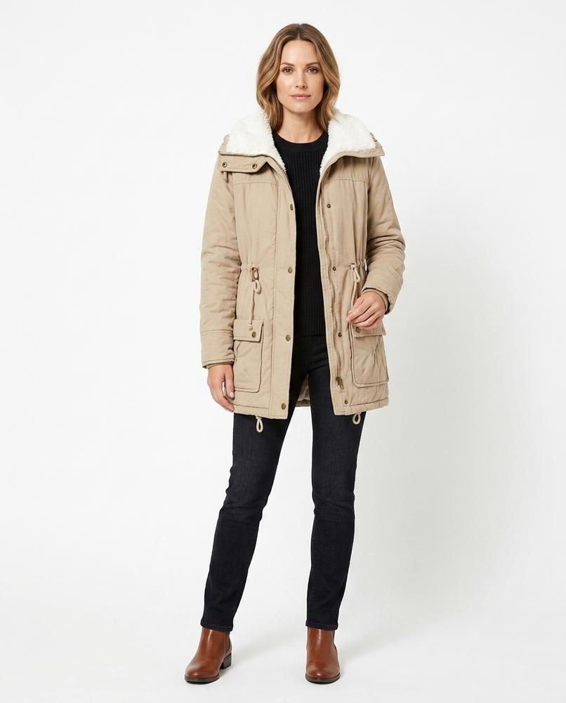 Nord Wear - Vehuv | Lined Drawstring-Waist Coat Women