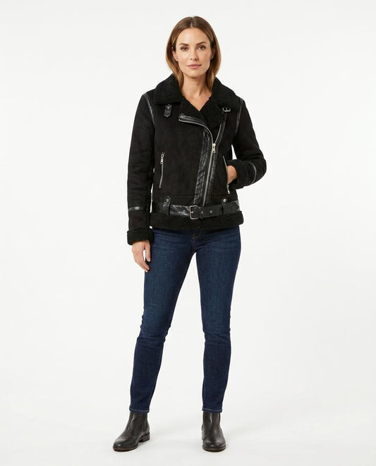Nord Wear - Zusos | Shearling-Lined Belted Jacket Women