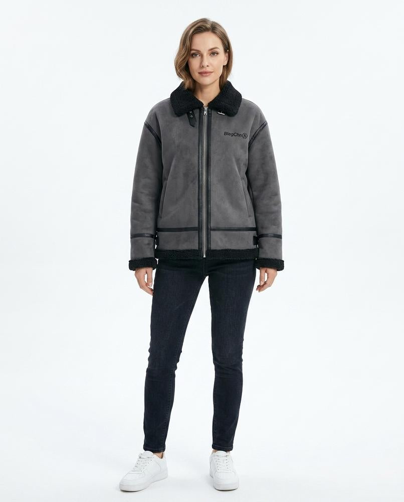 Nord Wear - Yihod | Shearling-Lined Zip-Up Jacket Unisex
