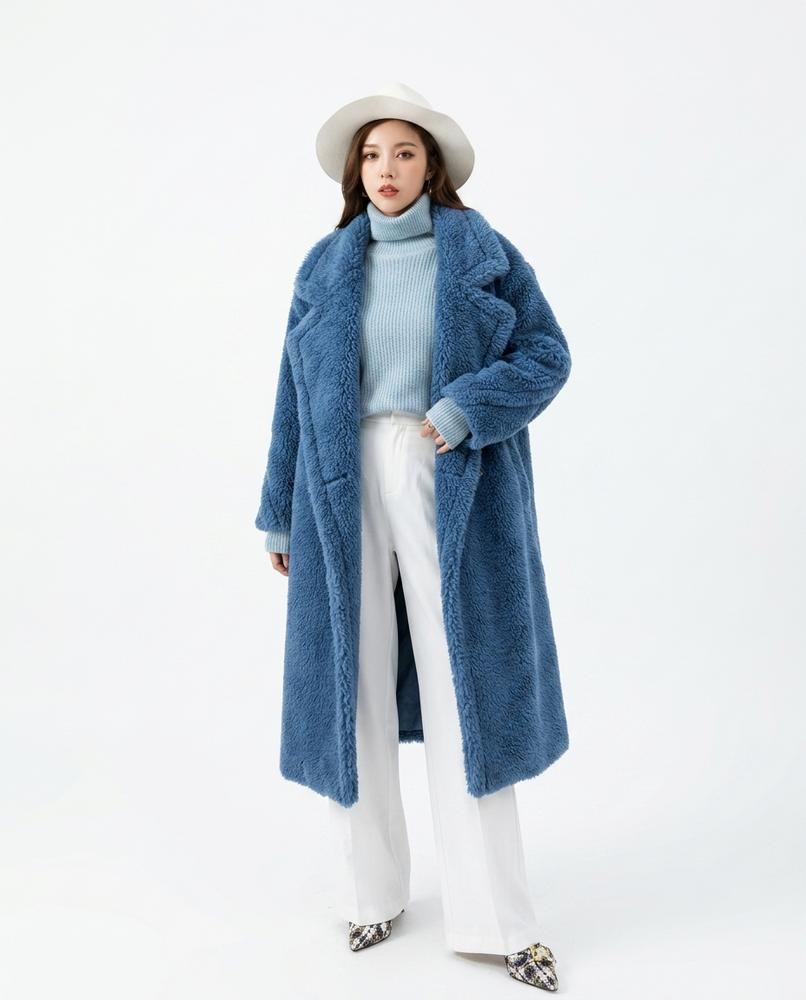 Nord Wear - Semes | Plush Straight-Cut Coat Women
