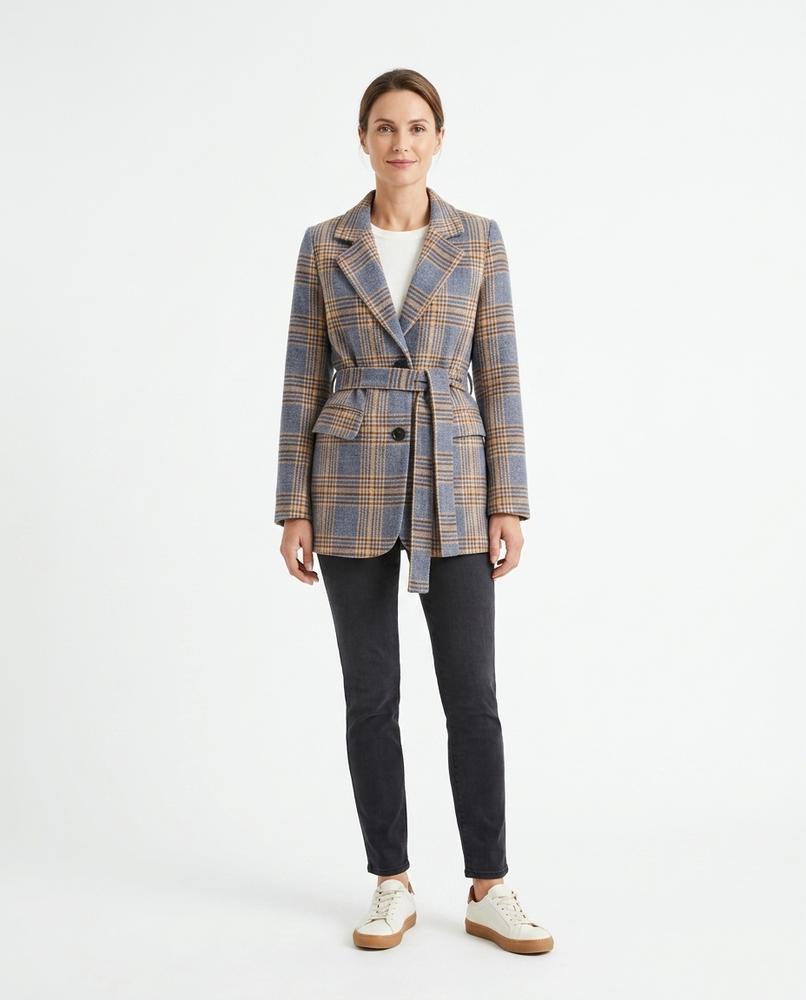 Nord Wear - Tudos | Plaid Belted Blazer Women