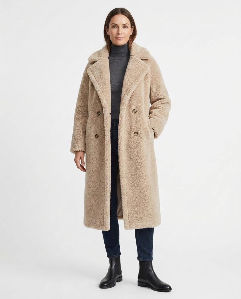 Nord Wear - Semes | Plush Straight-Cut Coat Women