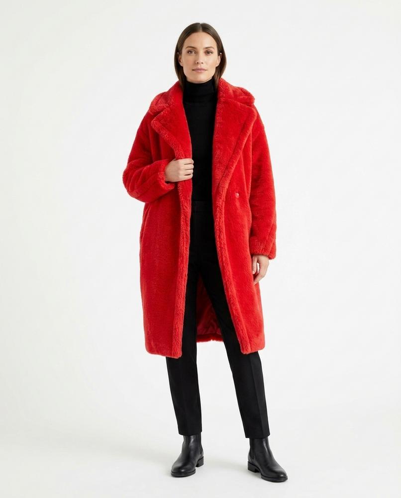 Nord Wear - Semes | Plush Straight-Cut Coat Women