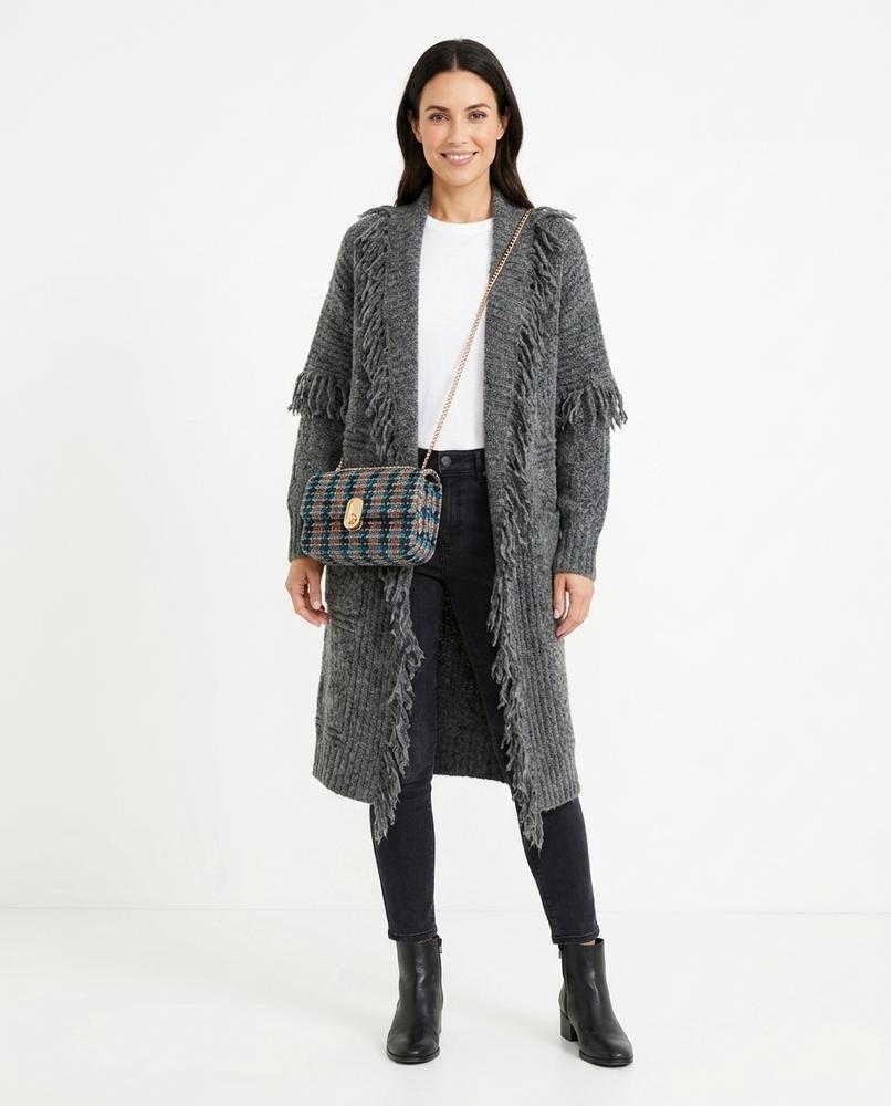 Nord Wear - Sevul | Fringed Longline Knit Cardigan Women