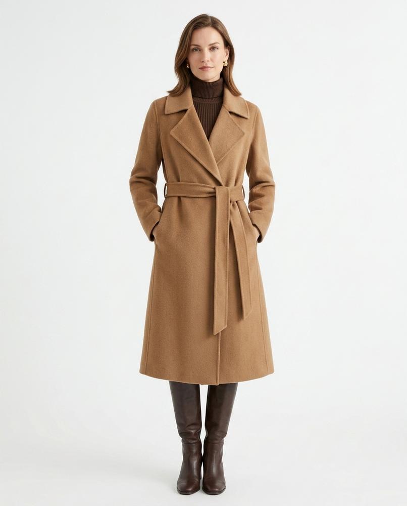 Nord Wear - Keles | Belted Wool Coat Women