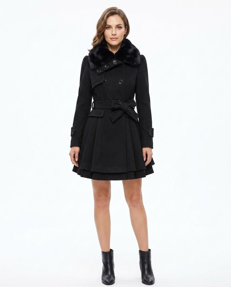 Nord Wear - Yuvev | Double-Breasted Flared Coat Women