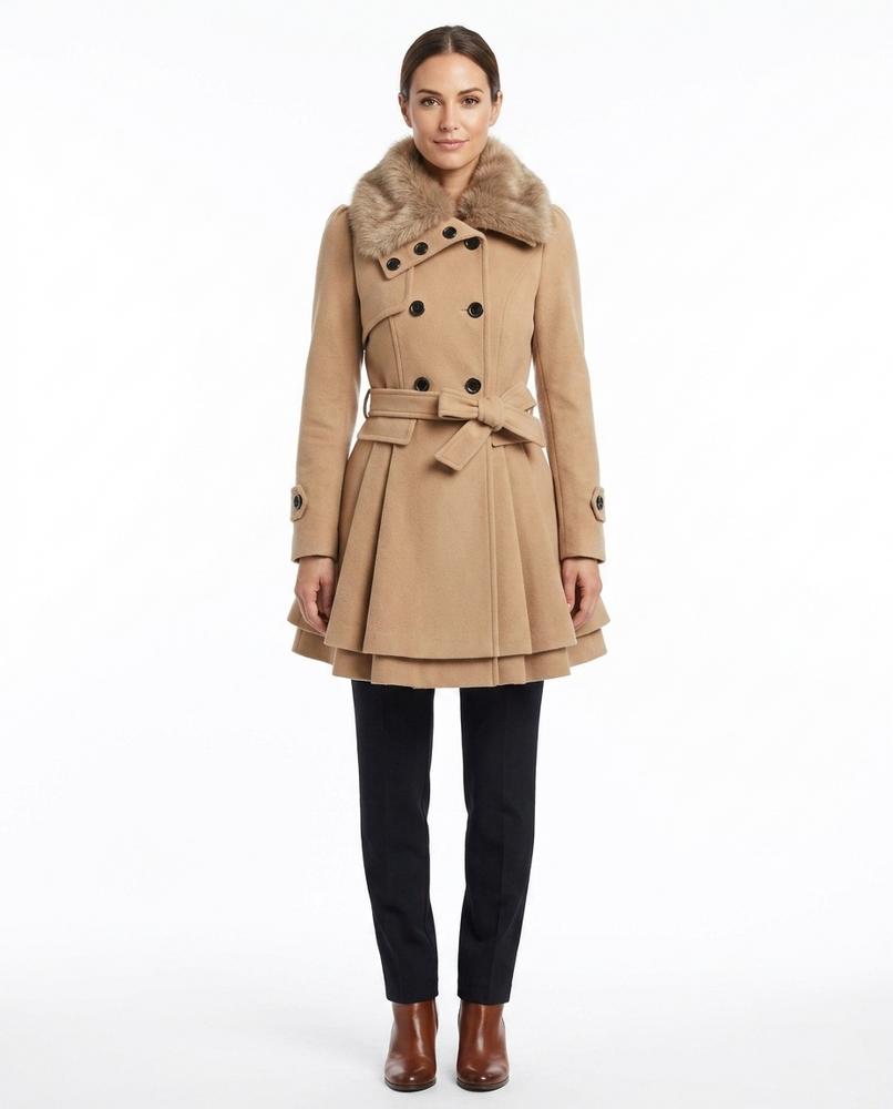 Nord Wear - Yuvev | Double-Breasted Flared Coat Women
