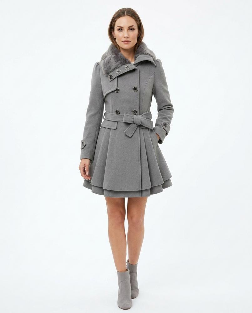 Nord Wear - Yuvev | Double-Breasted Flared Coat Women