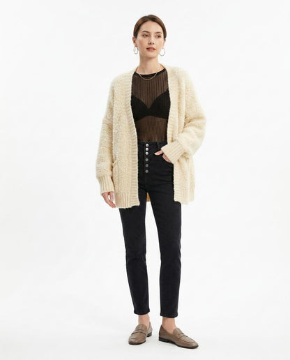 Nord Wear - Dalis | Oversized Textured Knit Cardigan Women