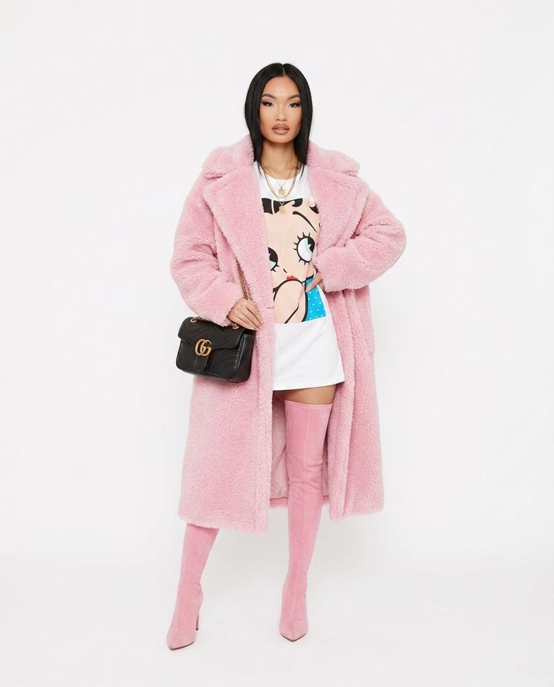 Nord Wear - Lonik | Double-Breasted Teddy-Texture Coat Women