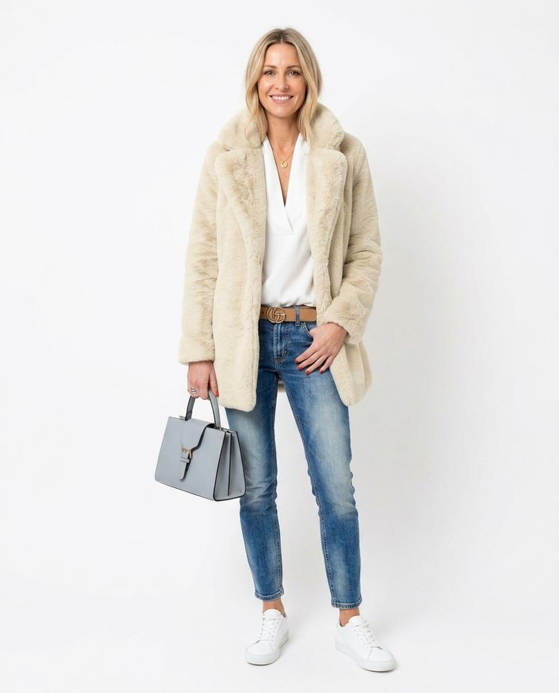 Nord Wear - Eolol | Faux Fur Open-Front Coat Women