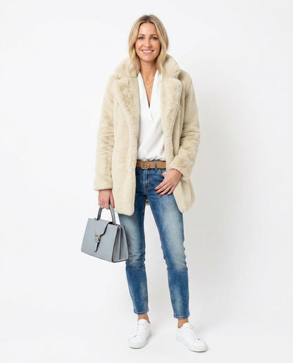 Nord Wear - Eolol | Faux Fur Open-Front Coat Women