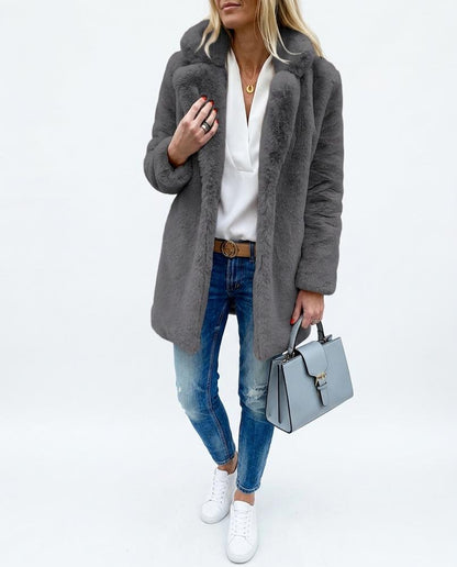 Nord Wear - Eolol | Faux Fur Open-Front Coat Women