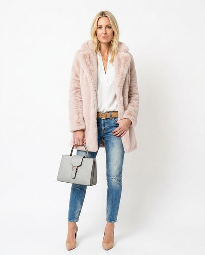 Nord Wear - Eolol | Faux Fur Open-Front Coat Women