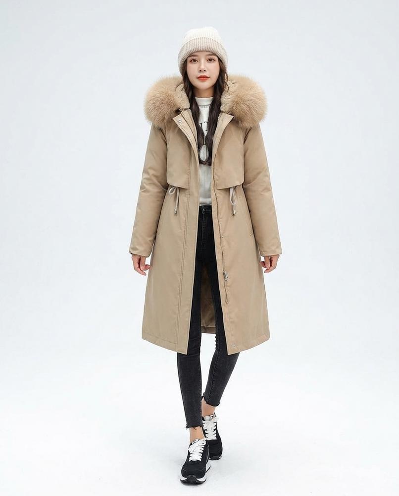 Nord Wear - Zepor | Fur-Trimmed Padded Coat Women