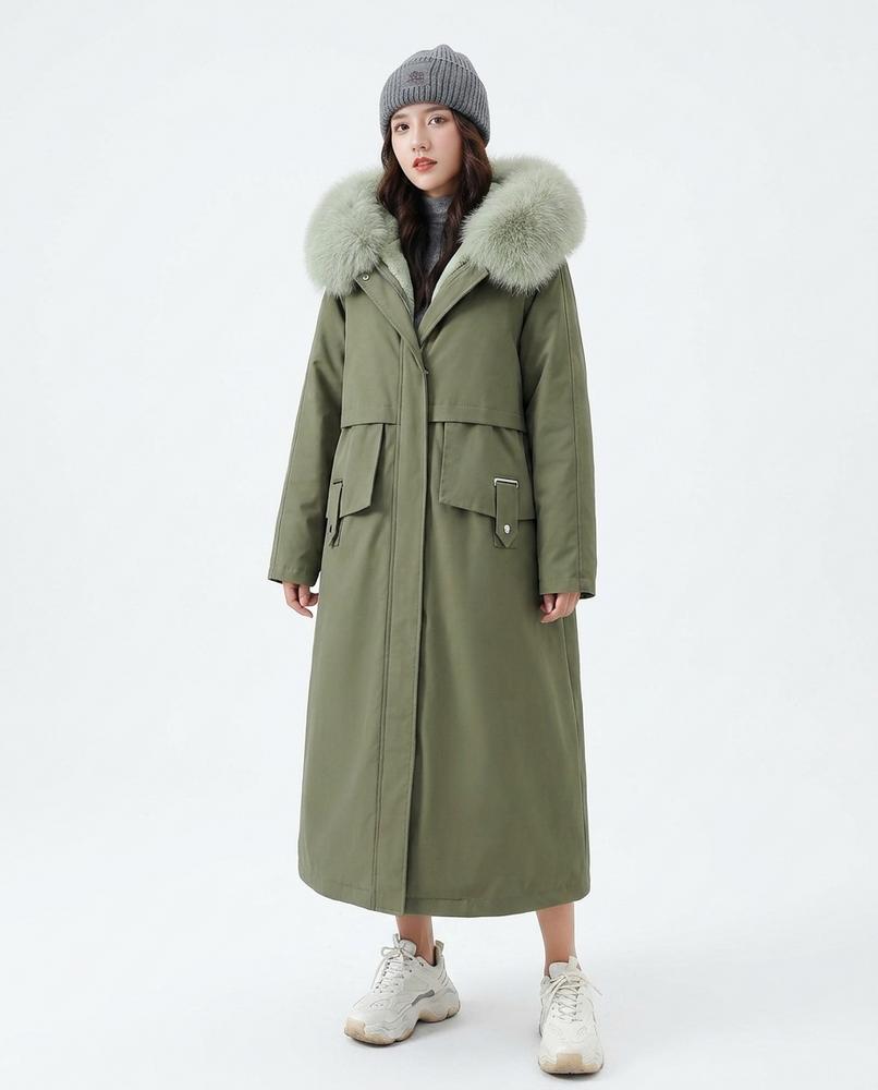 Nord Wear - Zepor | Fur-Trimmed Padded Coat Women