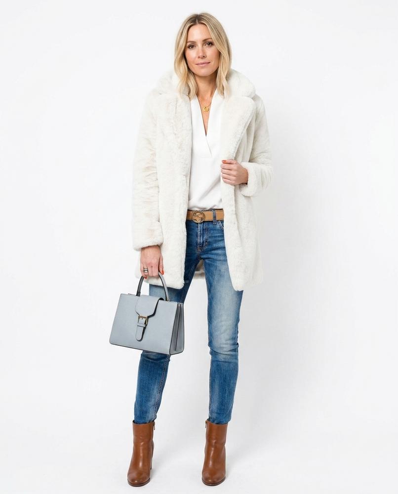 Nord Wear - Eolol | Faux Fur Open-Front Coat Women