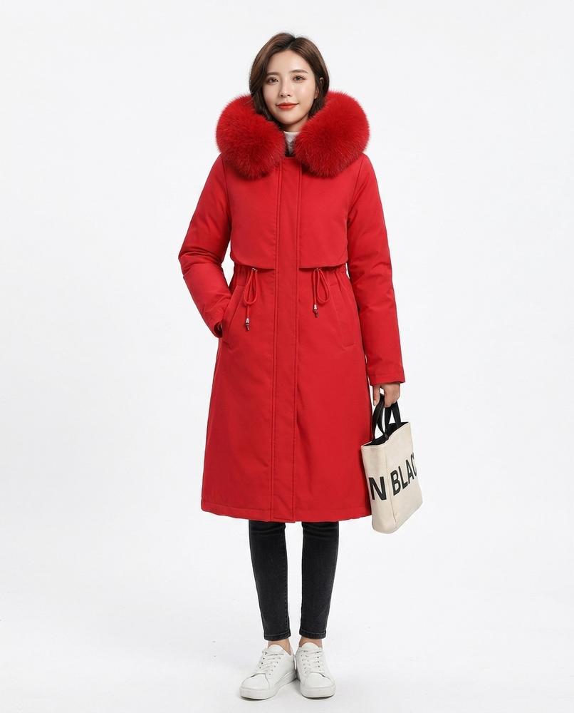 Nord Wear - Zepor | Fur-Trimmed Padded Coat Women