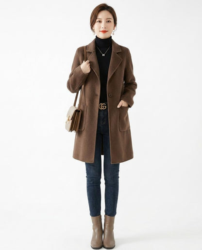 Nord Wear - Tegad | Single-Breasted Felted Coat Women