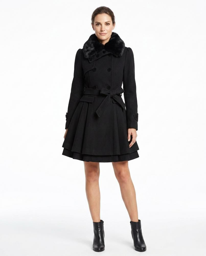 Nord Wear - Yotot | Double-Breasted Fit-and-Flare Coat Women