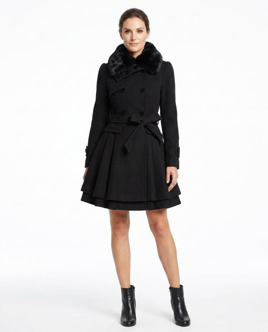 Nord Wear - Yotot | Double-Breasted Fit-and-Flare Coat Women