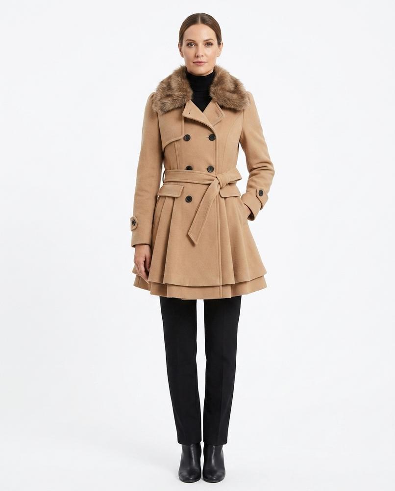 Nord Wear - Yotot | Double-Breasted Fit-and-Flare Coat Women
